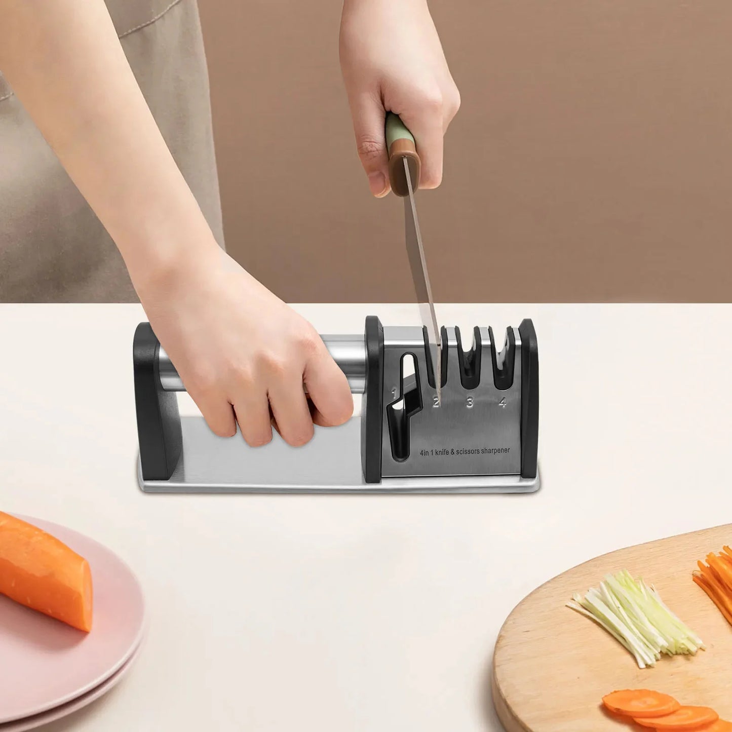 4-Stage Professional Knife Sharpener