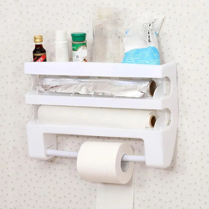 4-in-1 Kitchen Roll Holder & Dispenser