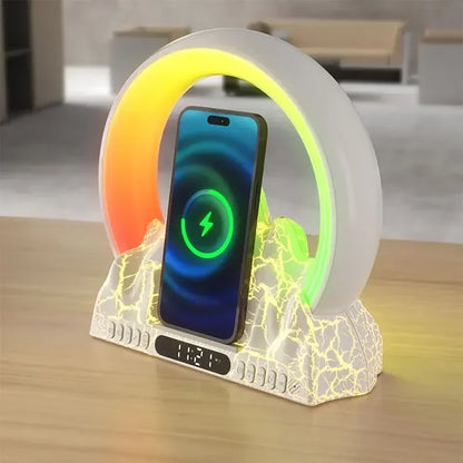 Digital Clock Radio Sunrise Speaker with Ambient Light