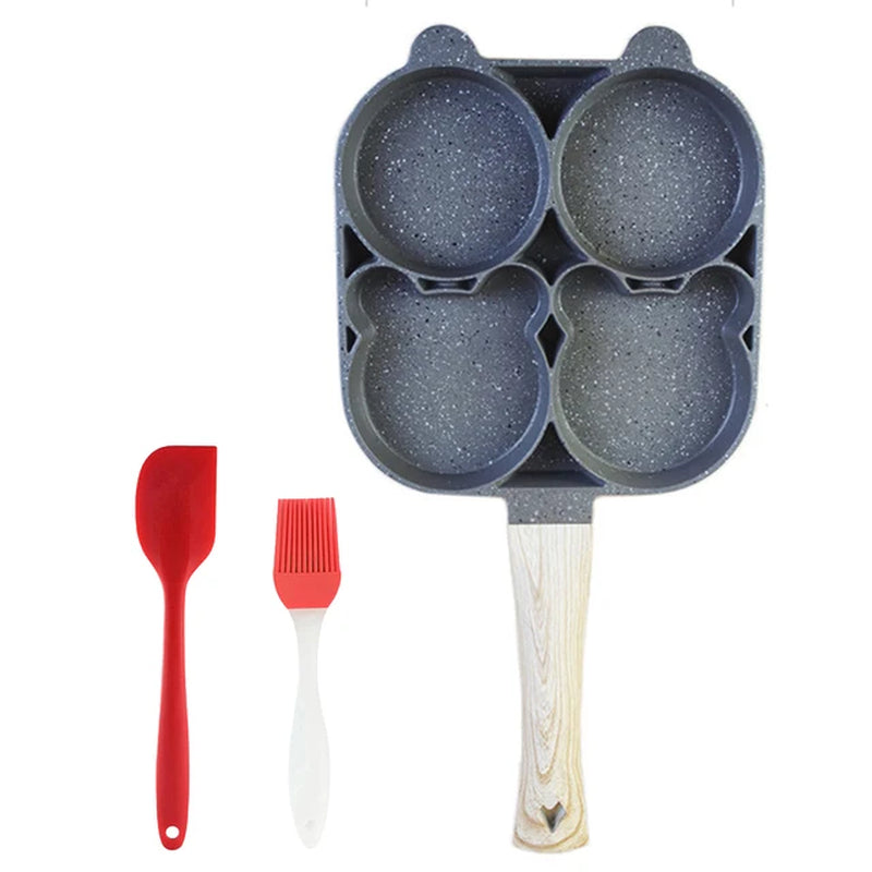 4-Cup Nonstick Omelette & Egg Frying Pan for All Stovetops