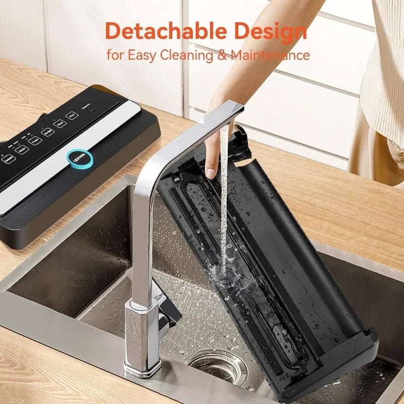 Automatic Vacuum Sealer with Built-In Cutter 