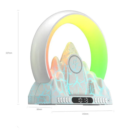 Digital Clock Radio Sunrise Speaker with Ambient Light