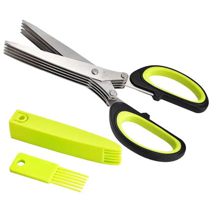 5-Layer Stainless Steel Herb & Veggie Scissors