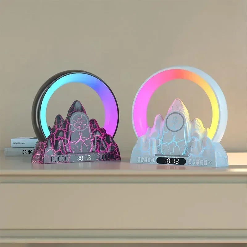 Digital Clock Radio Sunrise Speaker with Ambient Light