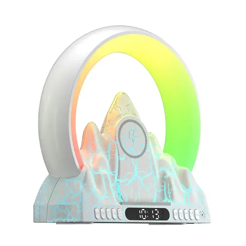 Digital Clock Radio Sunrise Speaker with Ambient Light