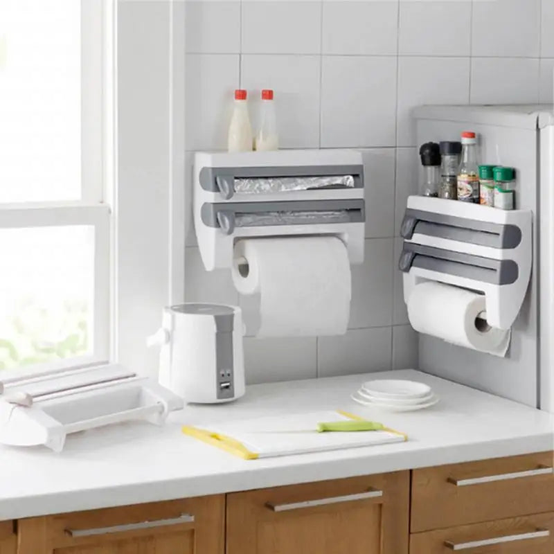 4-in-1 Kitchen Roll Holder & Dispenser