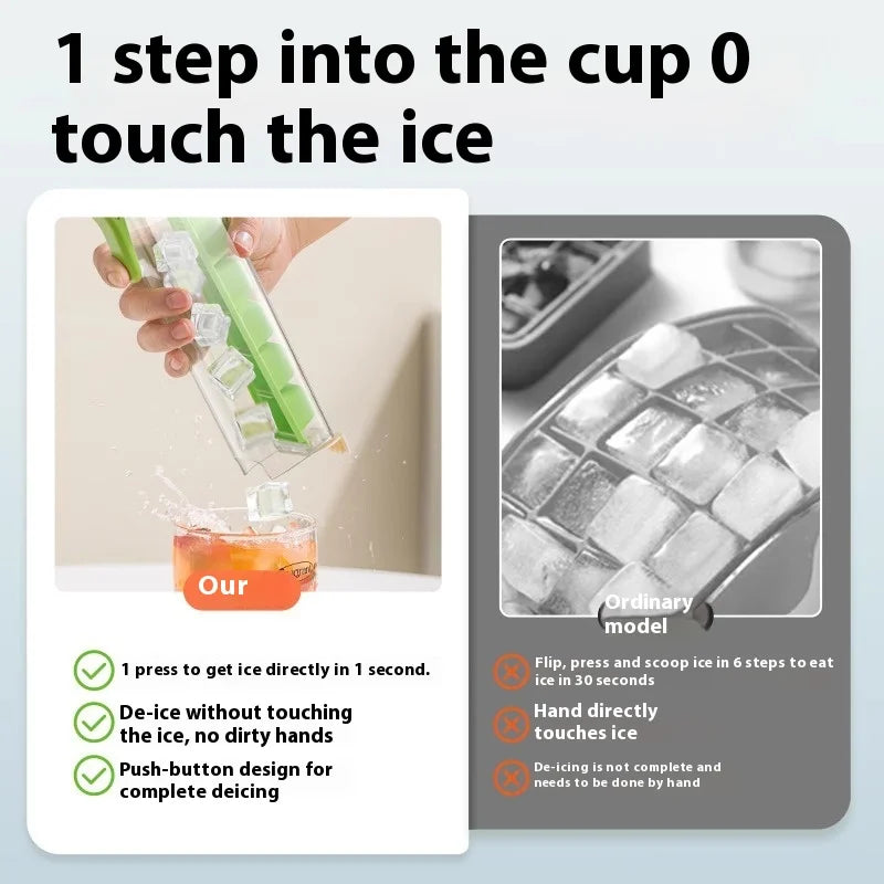 Food-Grade Ice Cube Tray with Storage Box